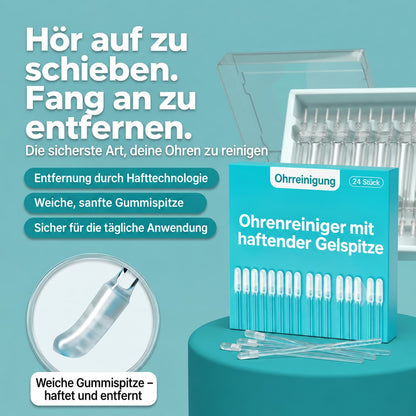 Ohrenreiniger mit haftender Gelspitze